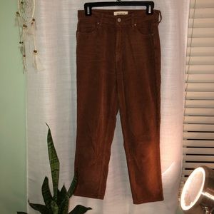 PacSun Burnt orange corduroy mom jeans!